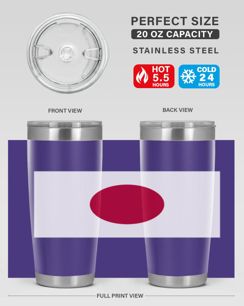Japan 113#- world flags- Tumbler