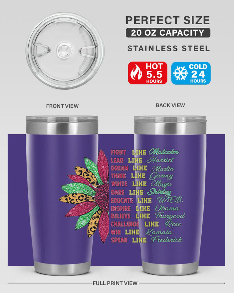 Juneteenth Sunflower Design 17#- Juneteenth- tumbler