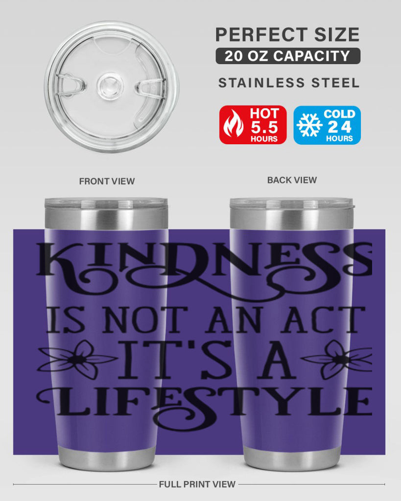 Kindness is not an act 295#- spring- Tumbler