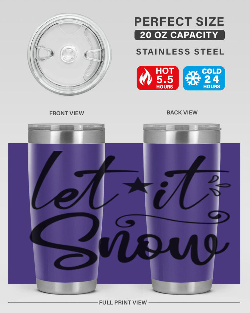 Let it snow 292#- winter- Tumbler