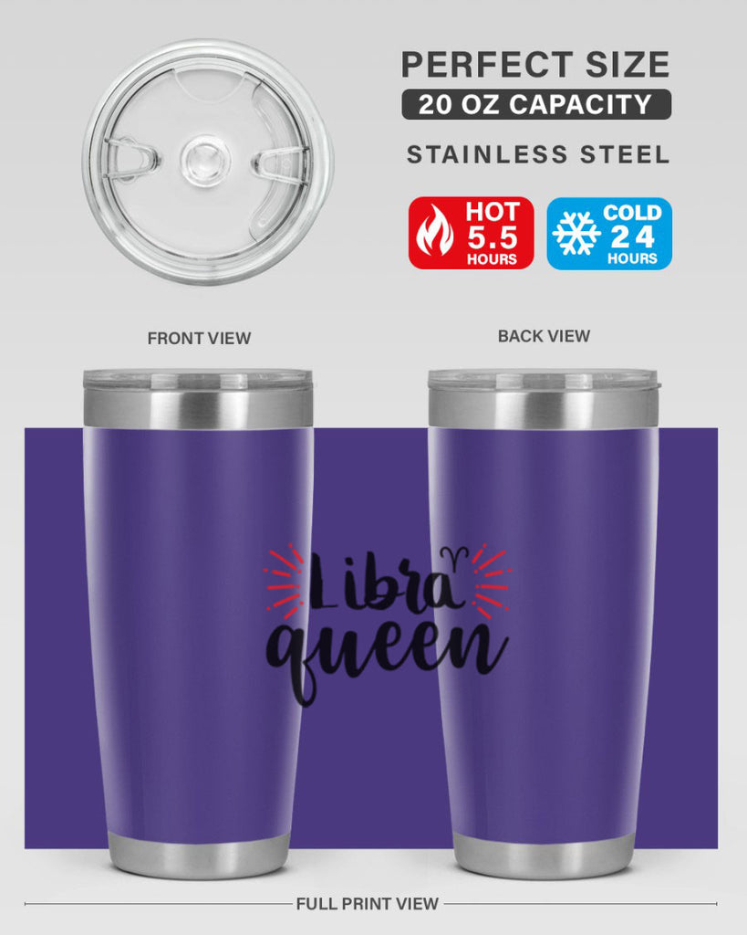Libra queen 319#- zodiac- Tumbler