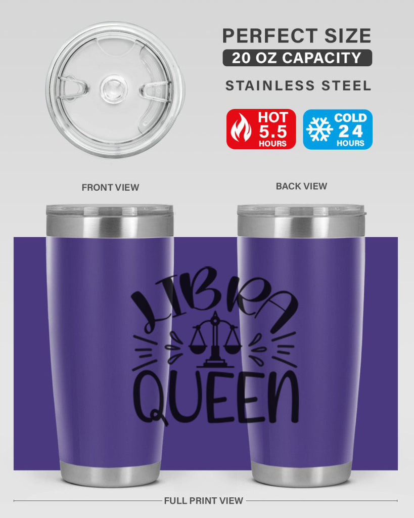Libra queen 328#- zodiac- Tumbler