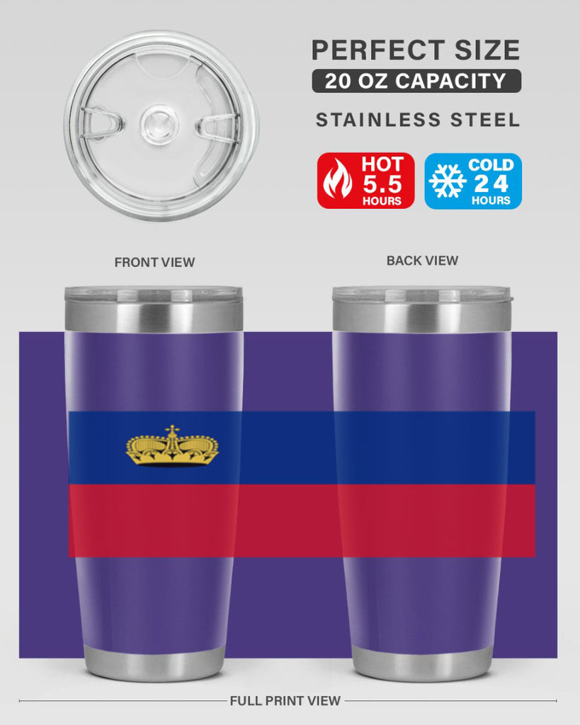 Liechtenstein 99#- world flags- Tumbler