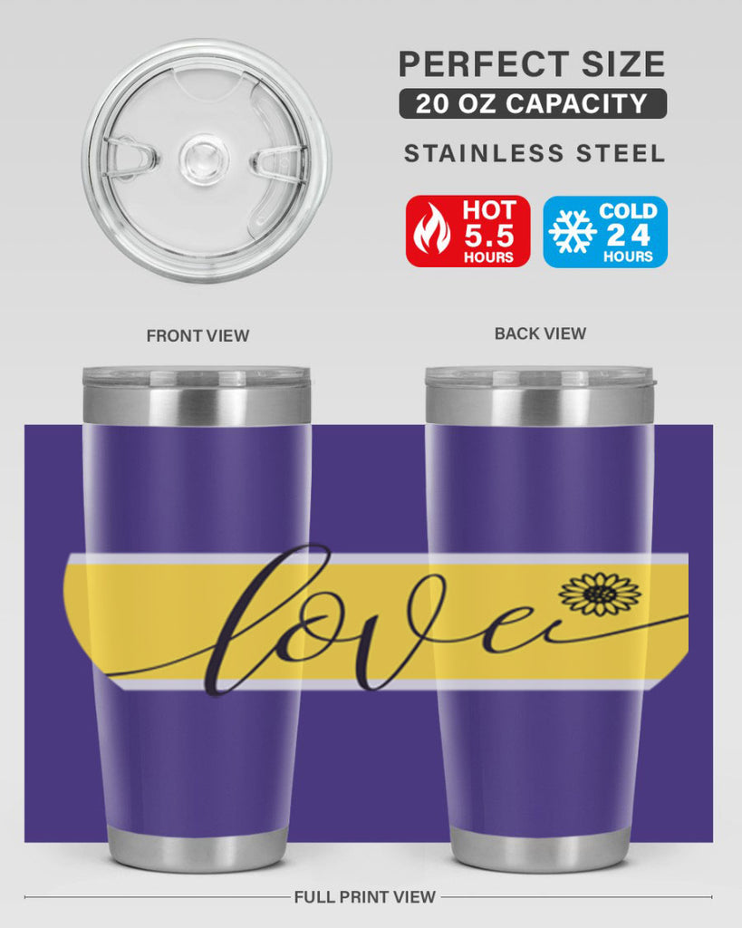 Love and daisy327#- spring- Tumbler