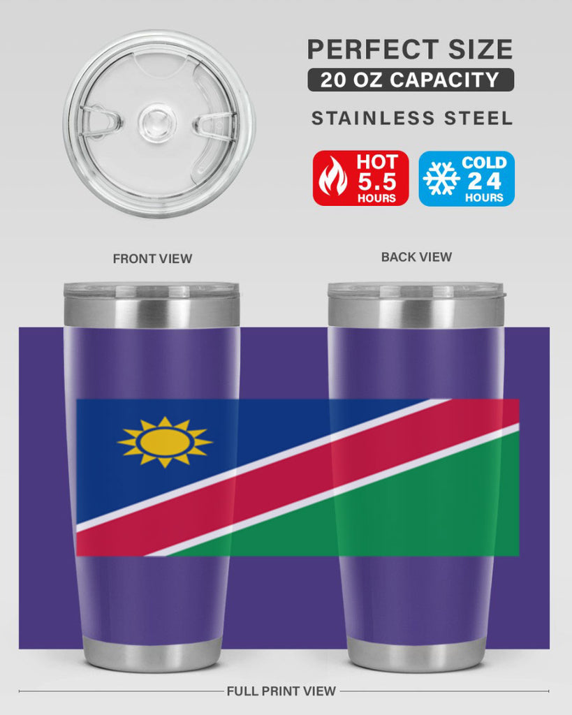 Namibia 78#- world flags- Tumbler