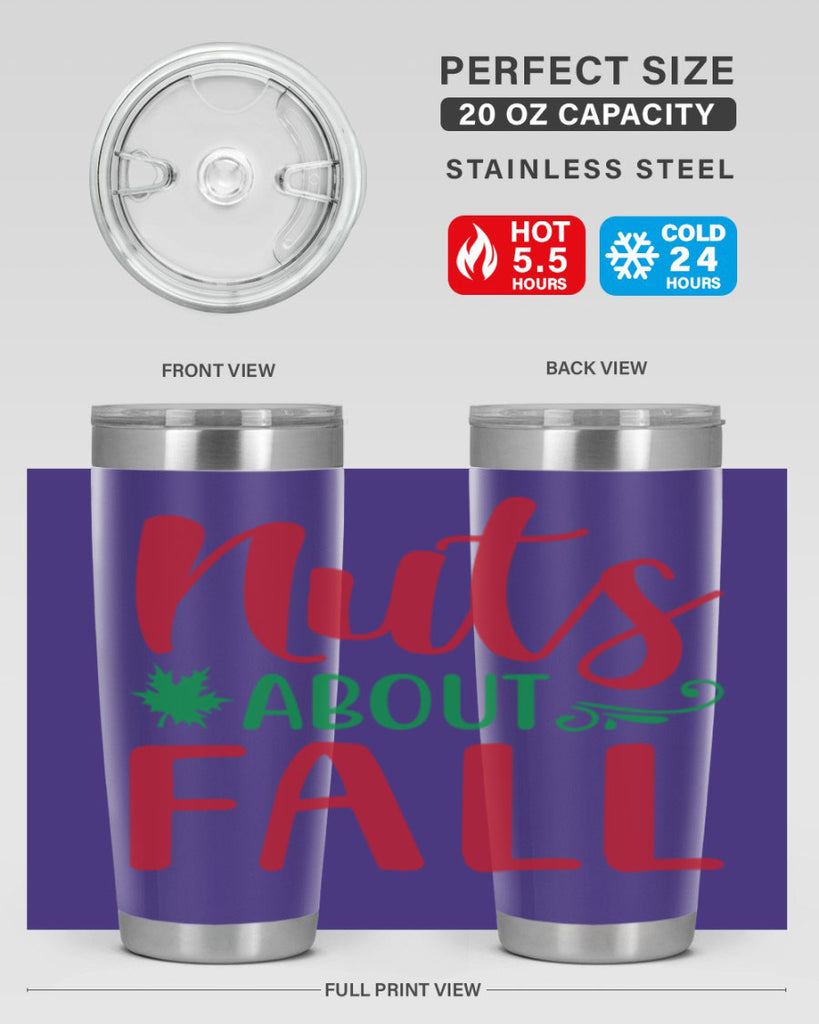 Nuts About Fall 443#- fall- Tumbler