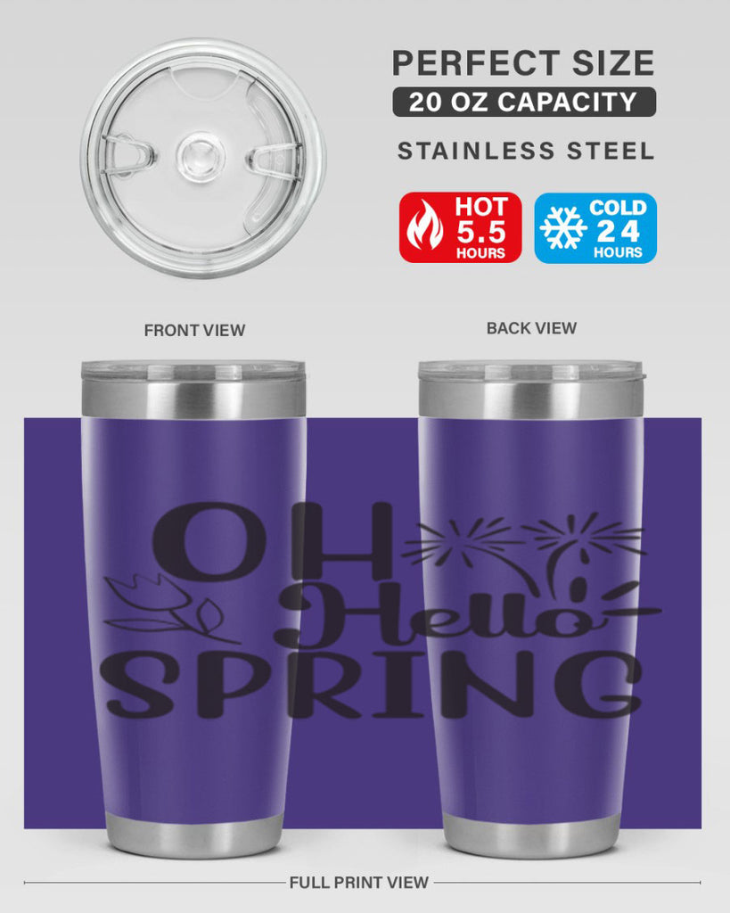 Oh hello spring 358#- spring- Tumbler