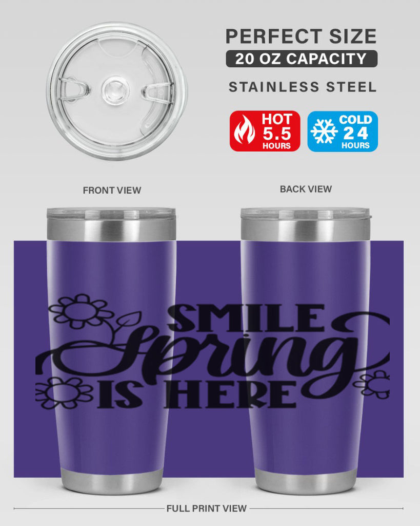 PNG_Smile Spring Is Here395#- spring- Tumbler