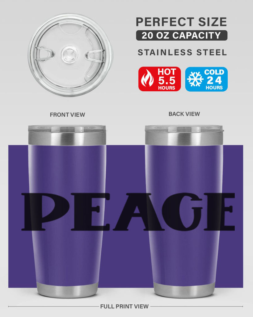 Peace Style 40#- St Patricks Day- Tumbler