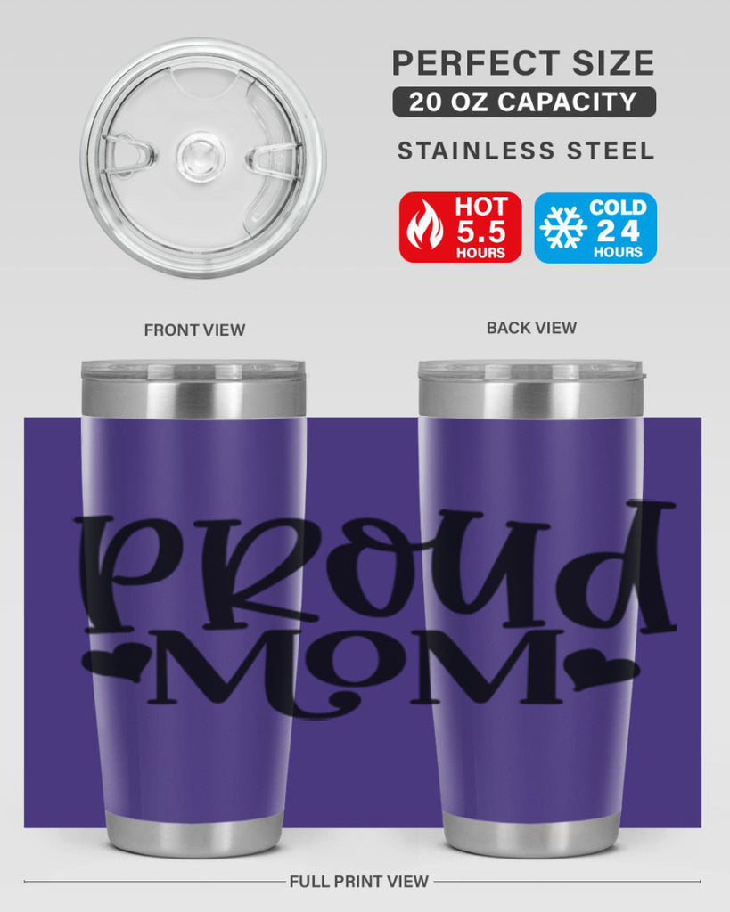 Proud Mom 2031#- baseball- Tumbler