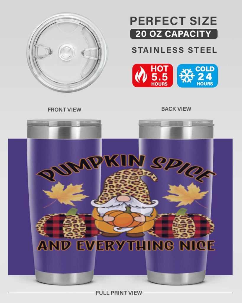 Pumpkin Spice and Everything Nice 534#- fall- Tumbler