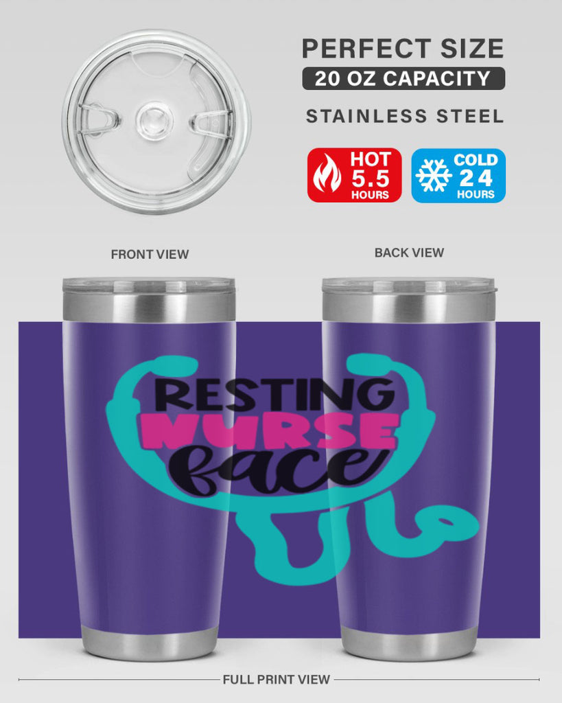 Resting Nurse Face Style Style 57#- nurse- tumbler