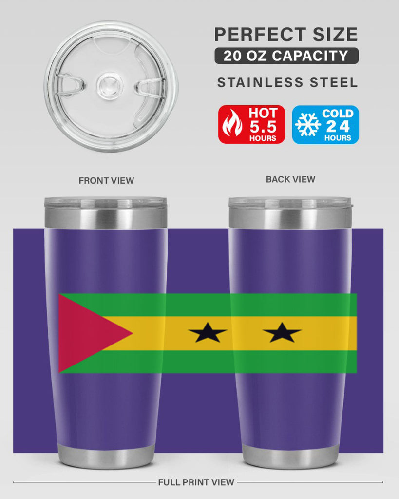 Sao Tome and Principe 47#- world flags- Tumbler