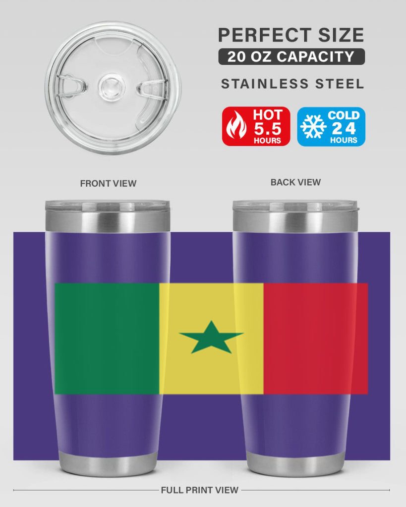 Senegal 45#- world flags- Tumbler
