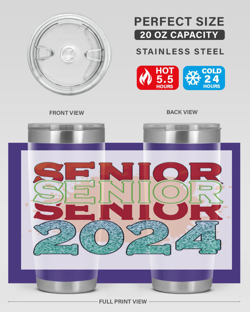 Senior 2024 1 10#- 12th grade- Tumbler