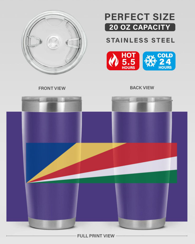 Seychelles 43#- world flags- Tumbler