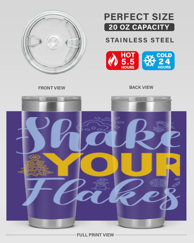 Shake your flakes361#- winter- Tumbler