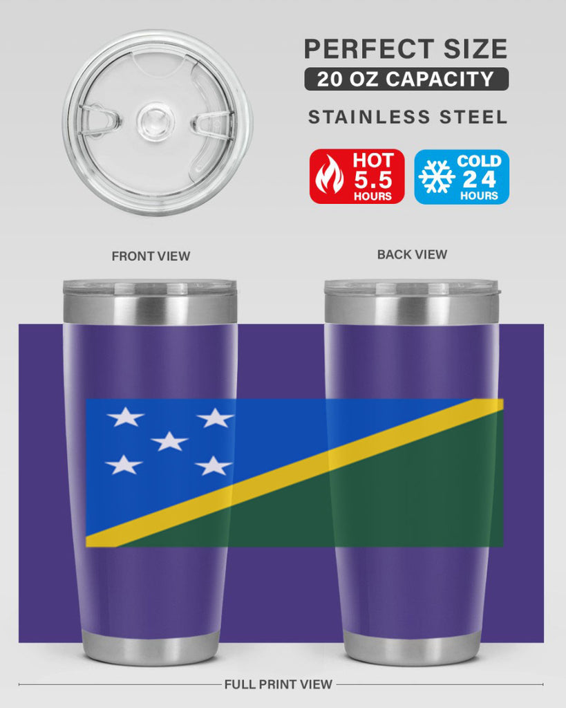 Solomon Islands 38#- world flags- Tumbler