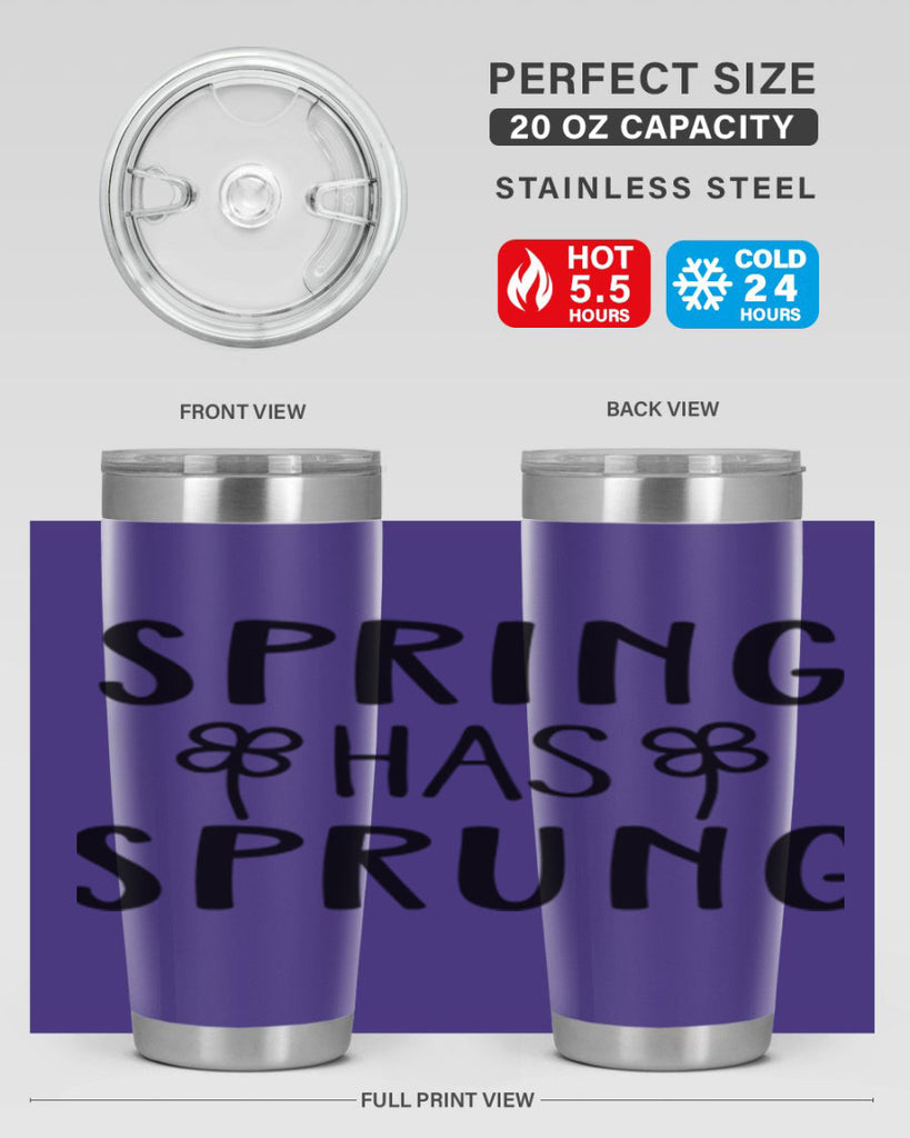 Spring has sprung design  490#- spring- Tumbler