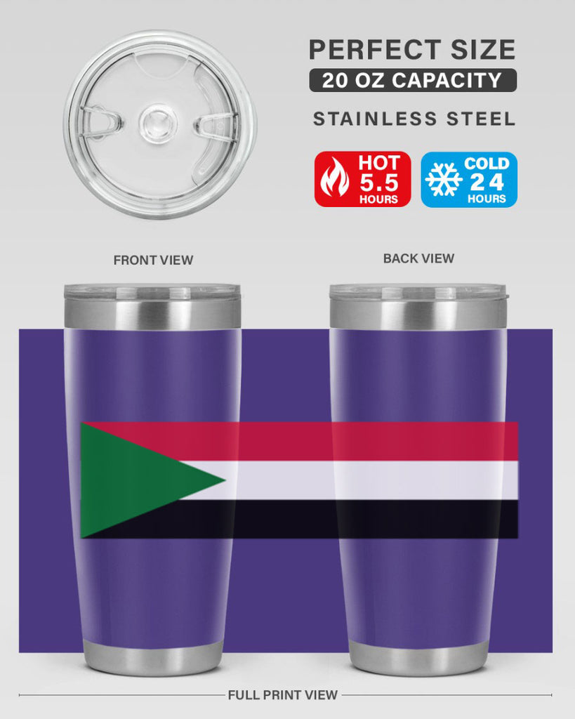 Sudan 31#- world flags- Tumbler
