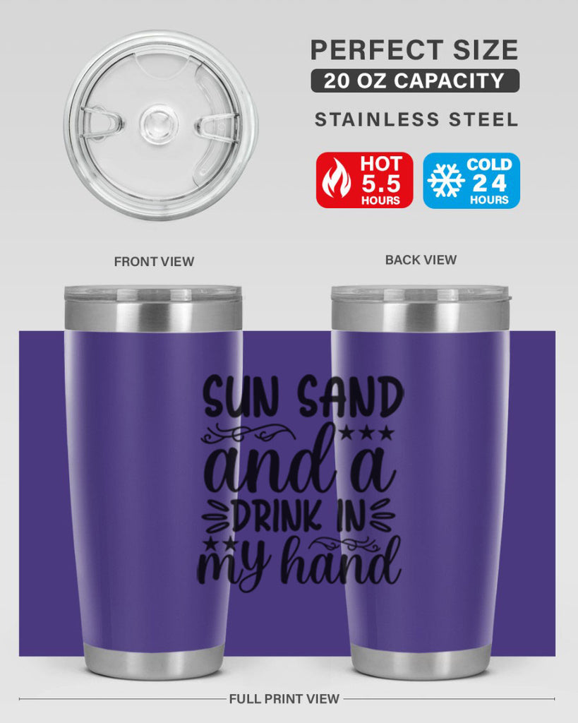 Sunsandandadrink 482#- zodiac- Tumbler