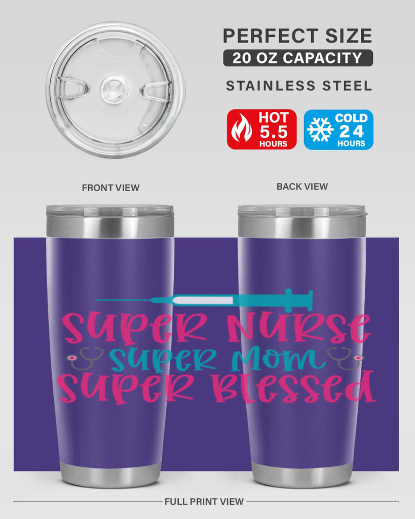 Super Nurse Super Mom Style Style 24#- nurse- tumbler