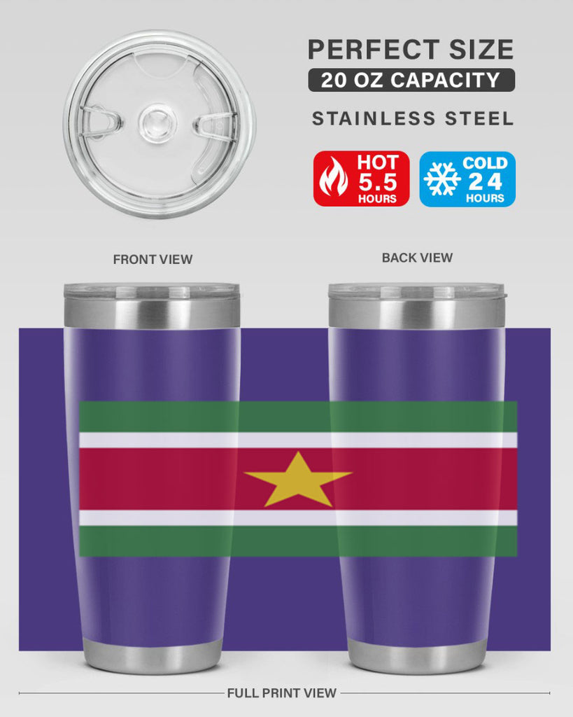 Suriname 30#- world flags- Tumbler