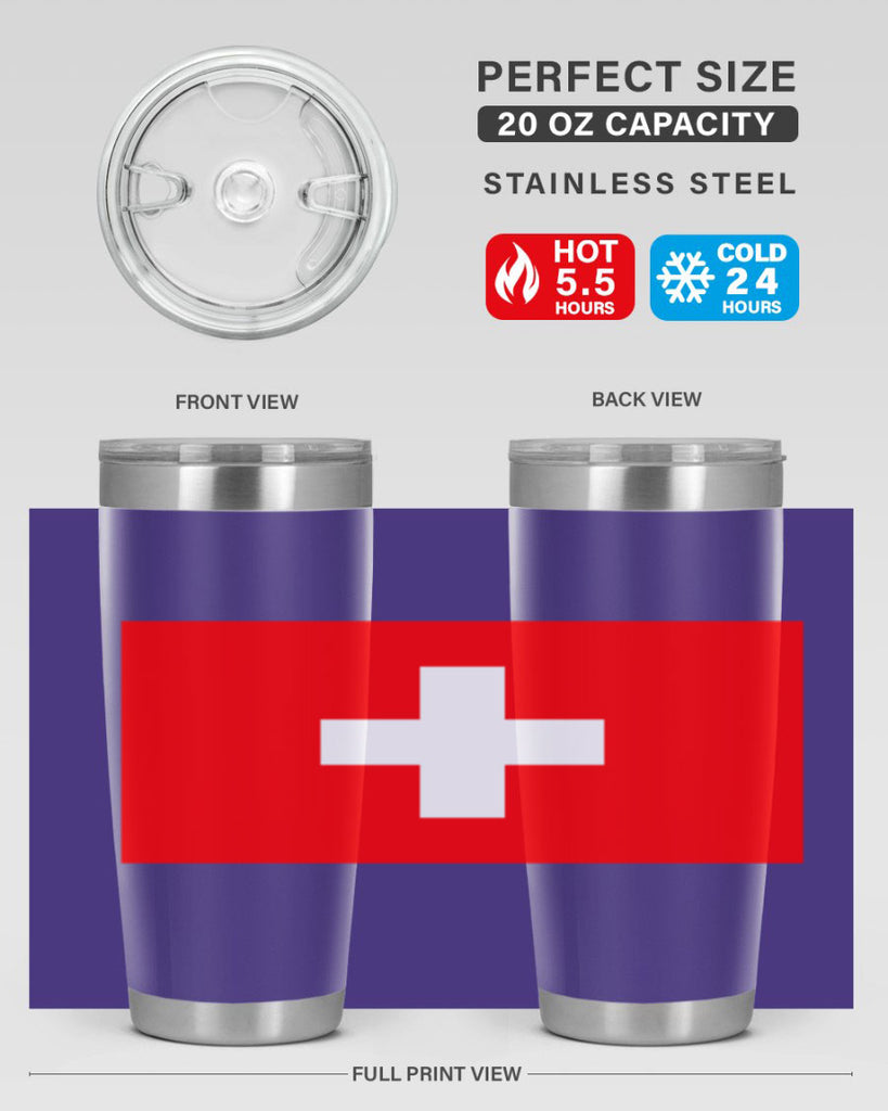 Switzerland 28#- world flags- Tumbler
