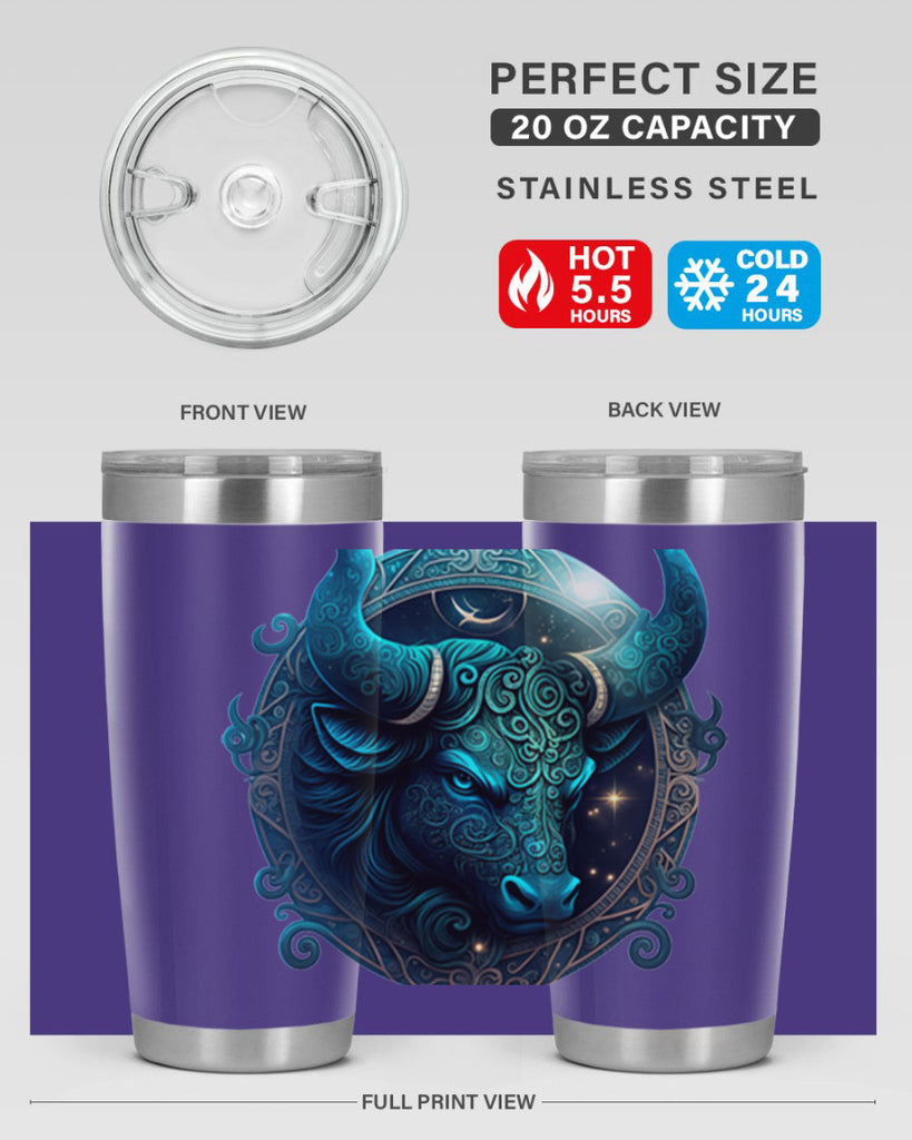Taurus 485#- zodiac- Tumbler