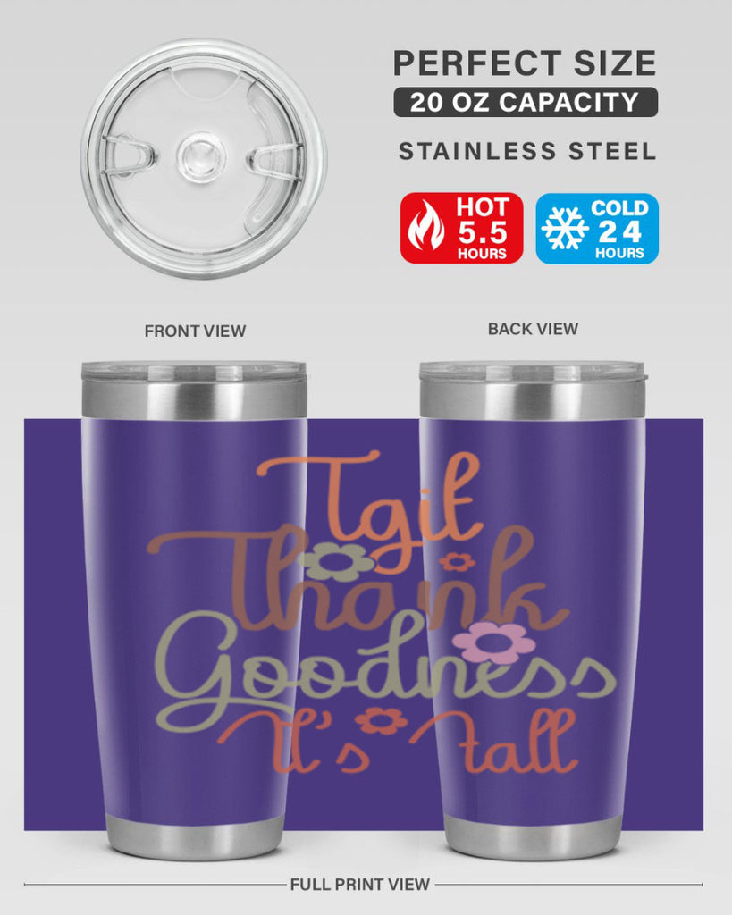 Tgif Thank Goodness Its Fall 596#- fall- Tumbler