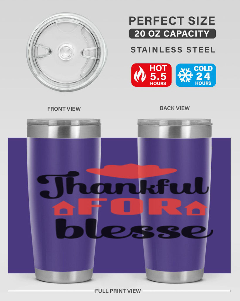 Thankful for blesse 599#- fall- Tumbler