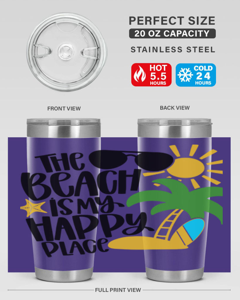 The Beach Is My Happy Place Style 12#- summer- Tumbler