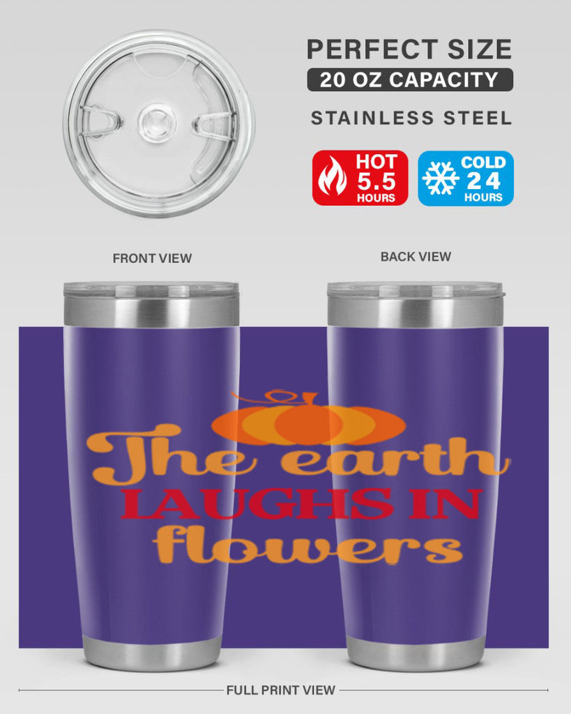 The earth laughs in flowers 538#- spring- Tumbler
