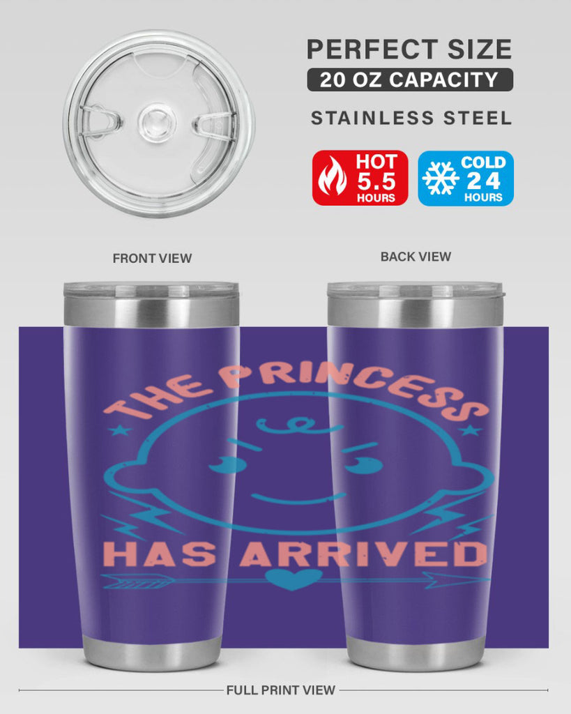 The princess has arrived Style 10#- baby shower- tumbler