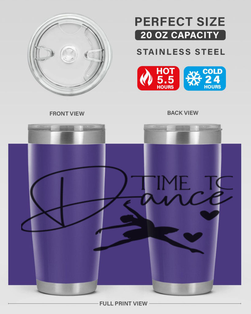 Time to Dance 85#- ballet- Tumbler