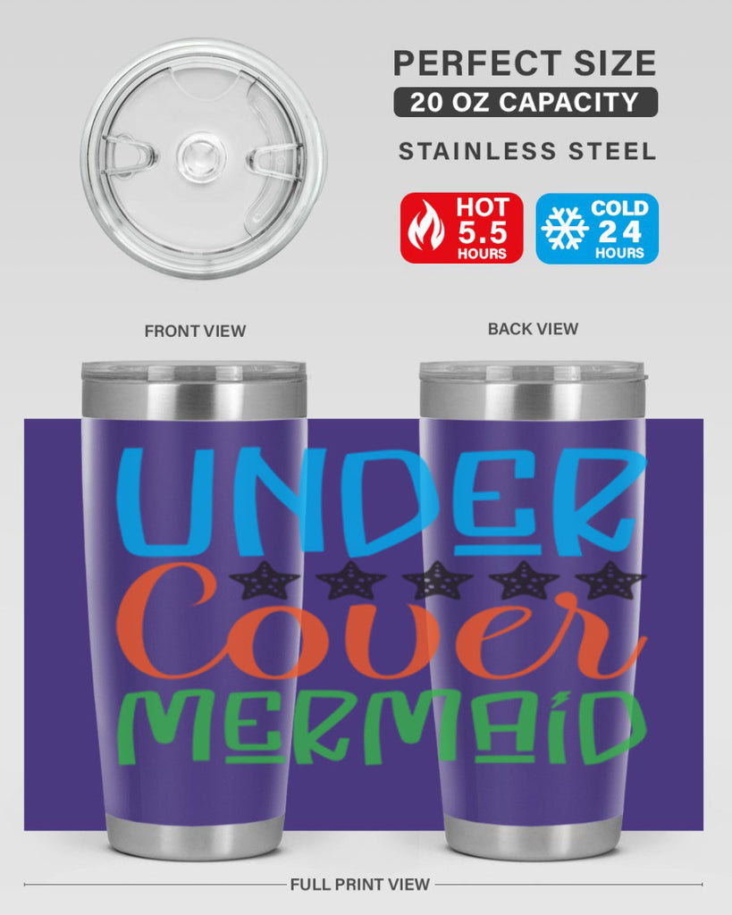 Under Cover Mermaid 648#- mermaid- Tumbler