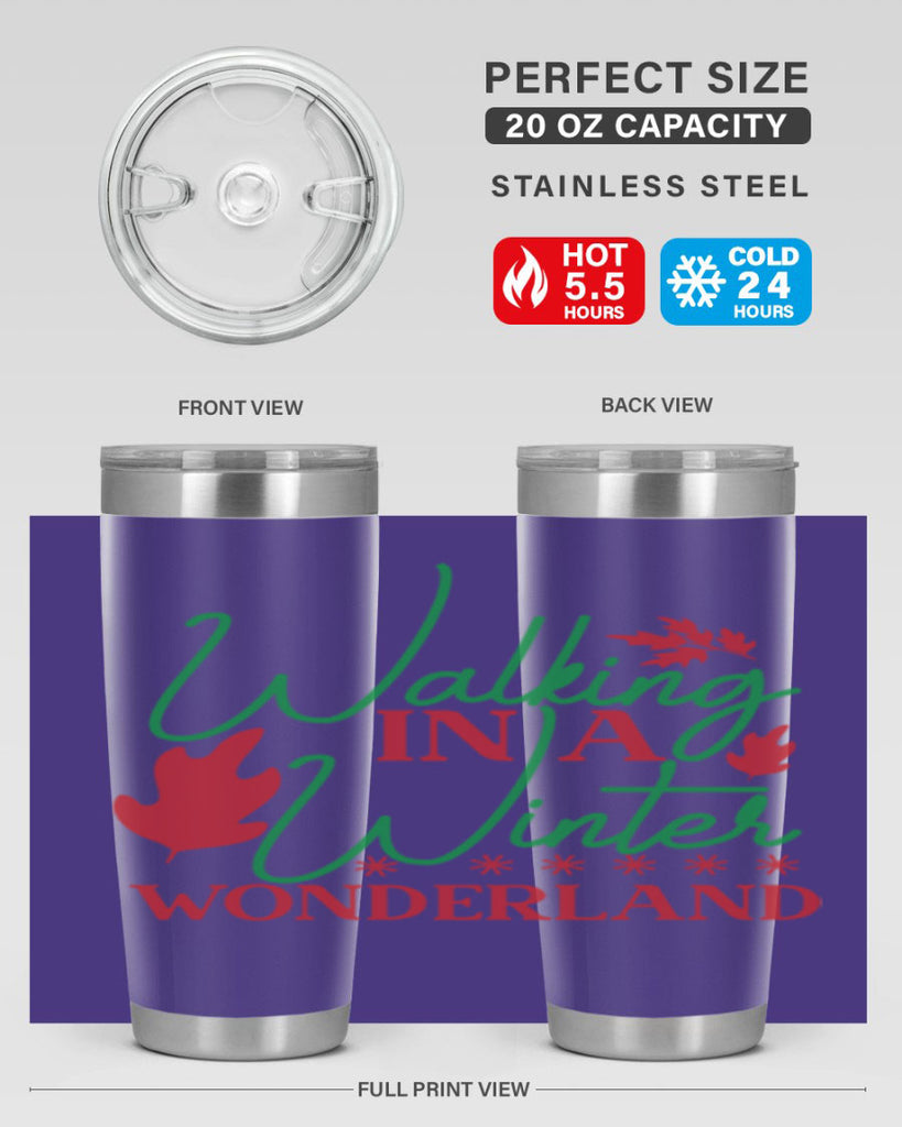 Walking In A Winter Wonderland 438#- winter- Tumbler