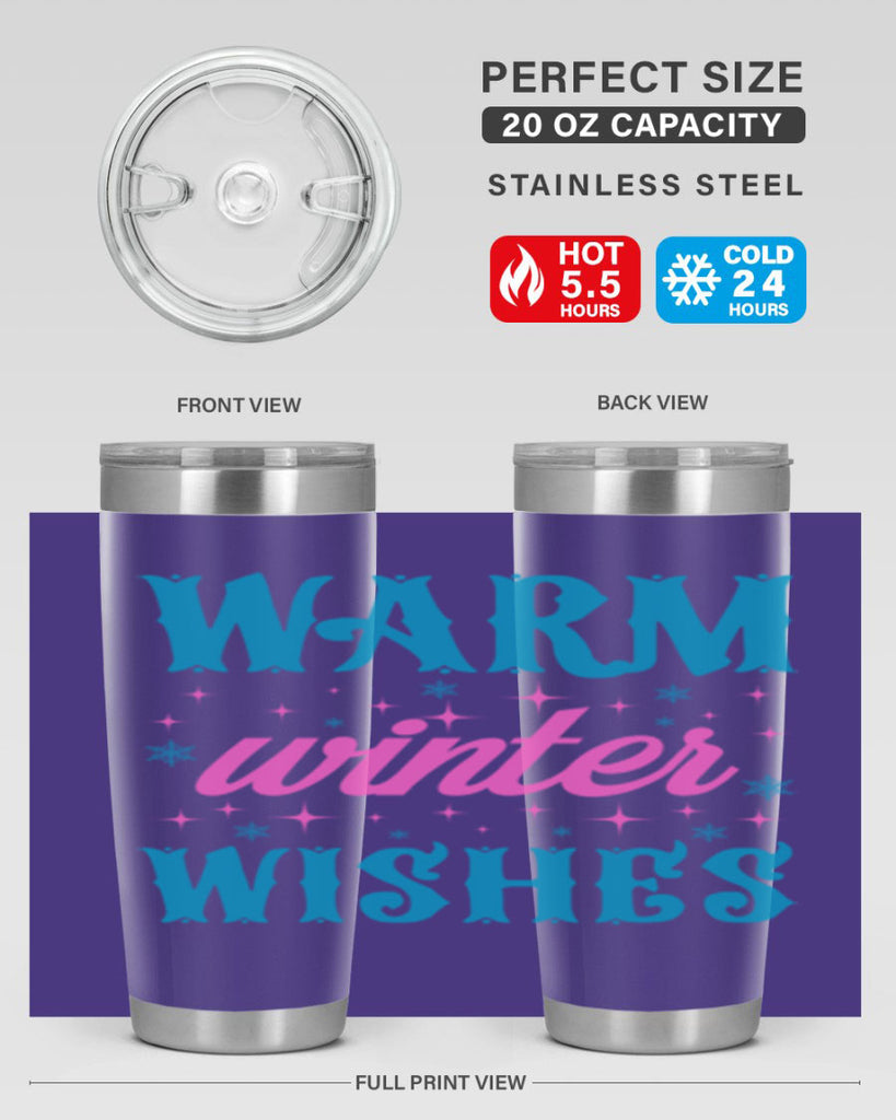 Warm Winter Wishes 464#- winter- Tumbler
