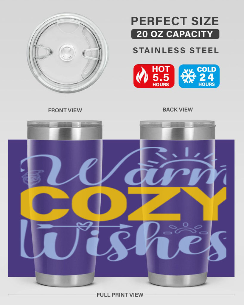 Warm cozy wishes447#- winter- Tumbler