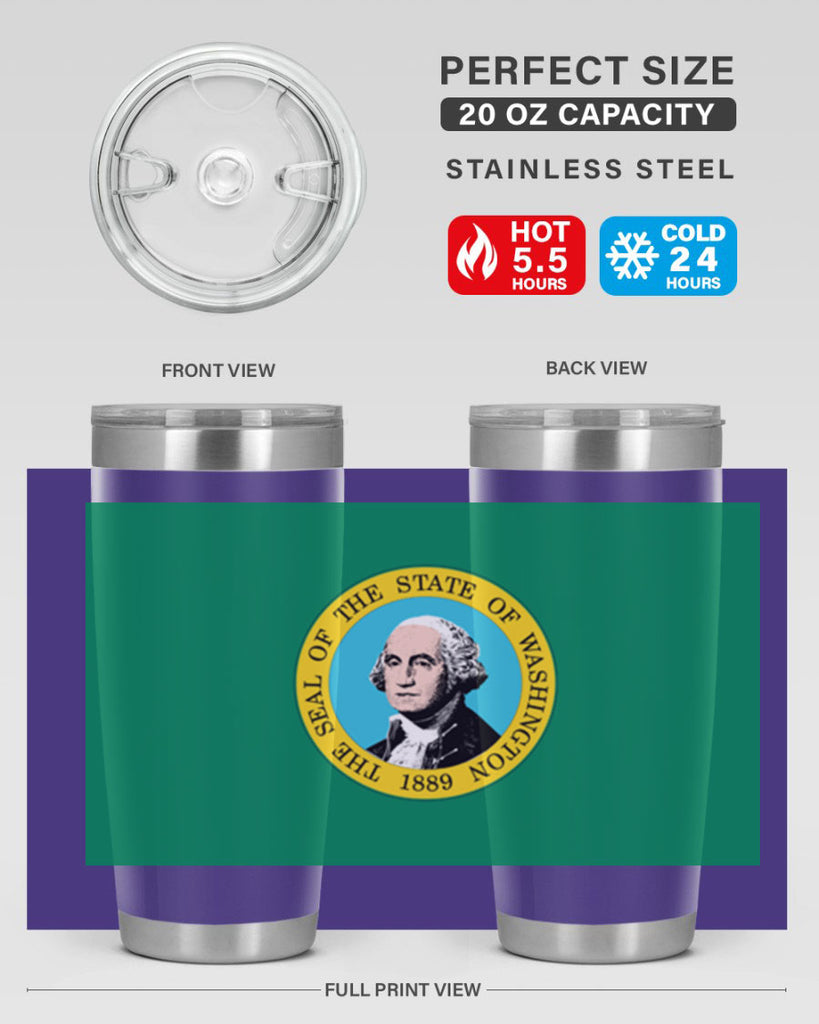 Washington 4#- stateflags- Tumbler