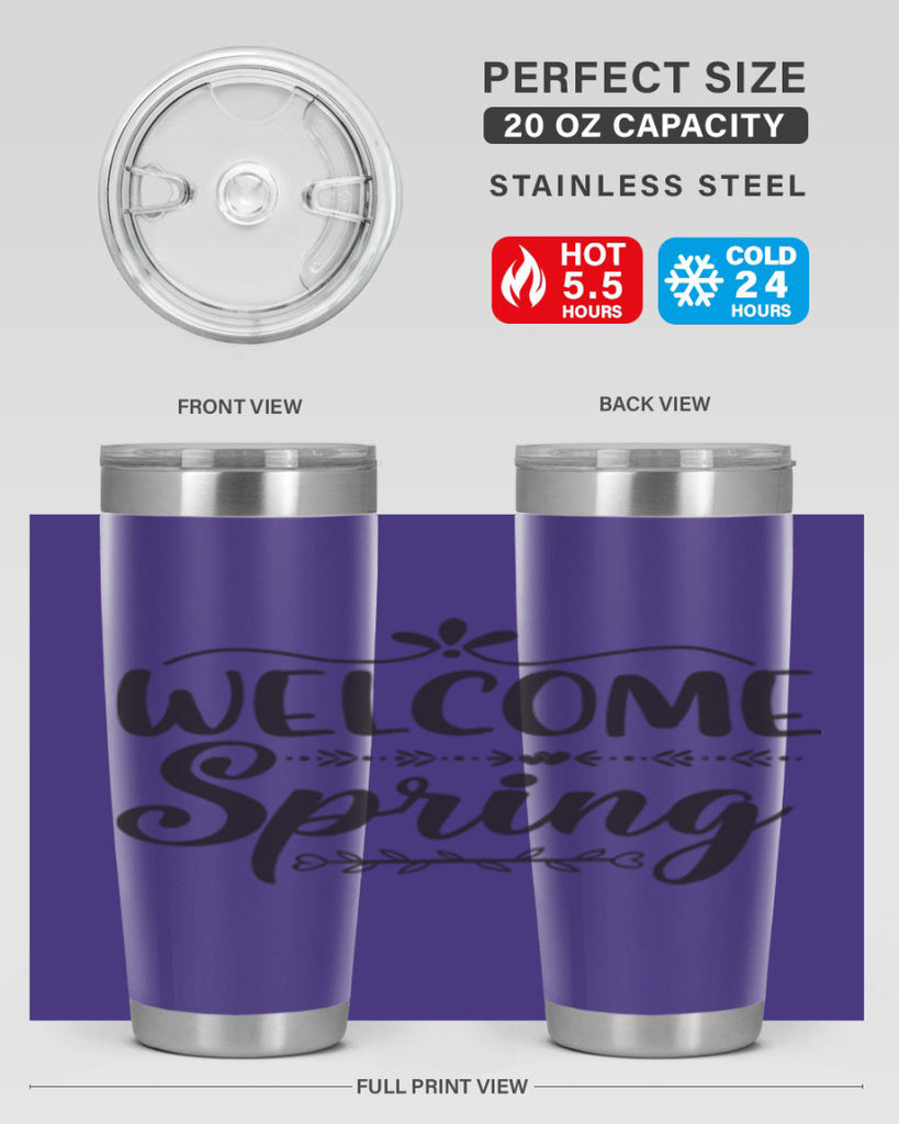 Welcome spring 576#- spring- Tumbler