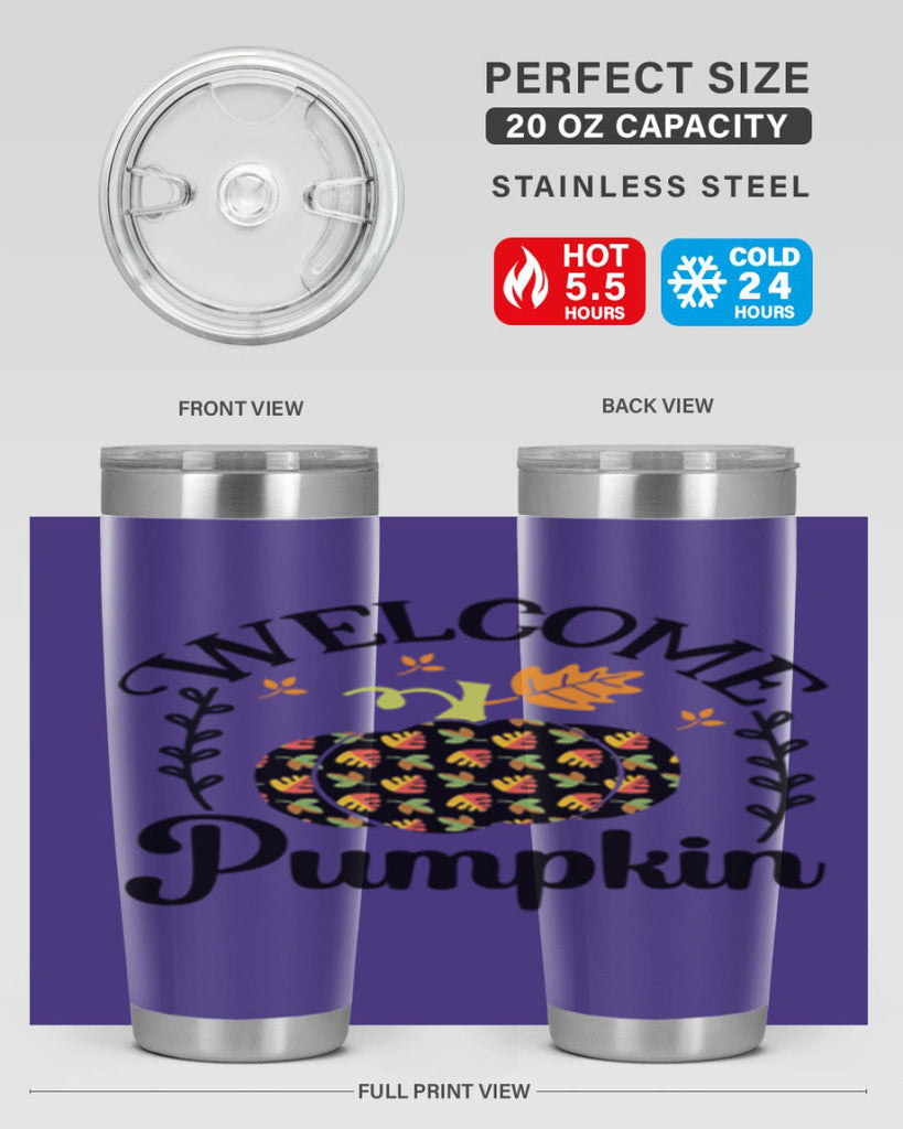 Welcomepumpkin 640#- fall- Tumbler