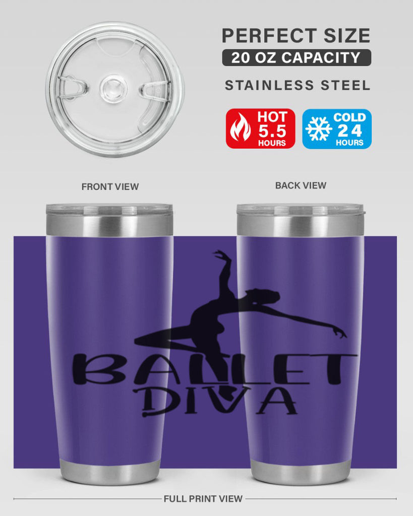 ballet diva6#- ballet- Tumbler