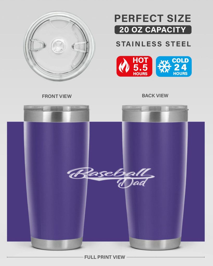 baseball dadk 49#- dad- Tumbler