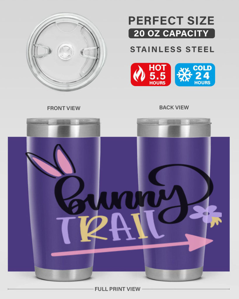 bunny trail 67#- easter- Tumbler
