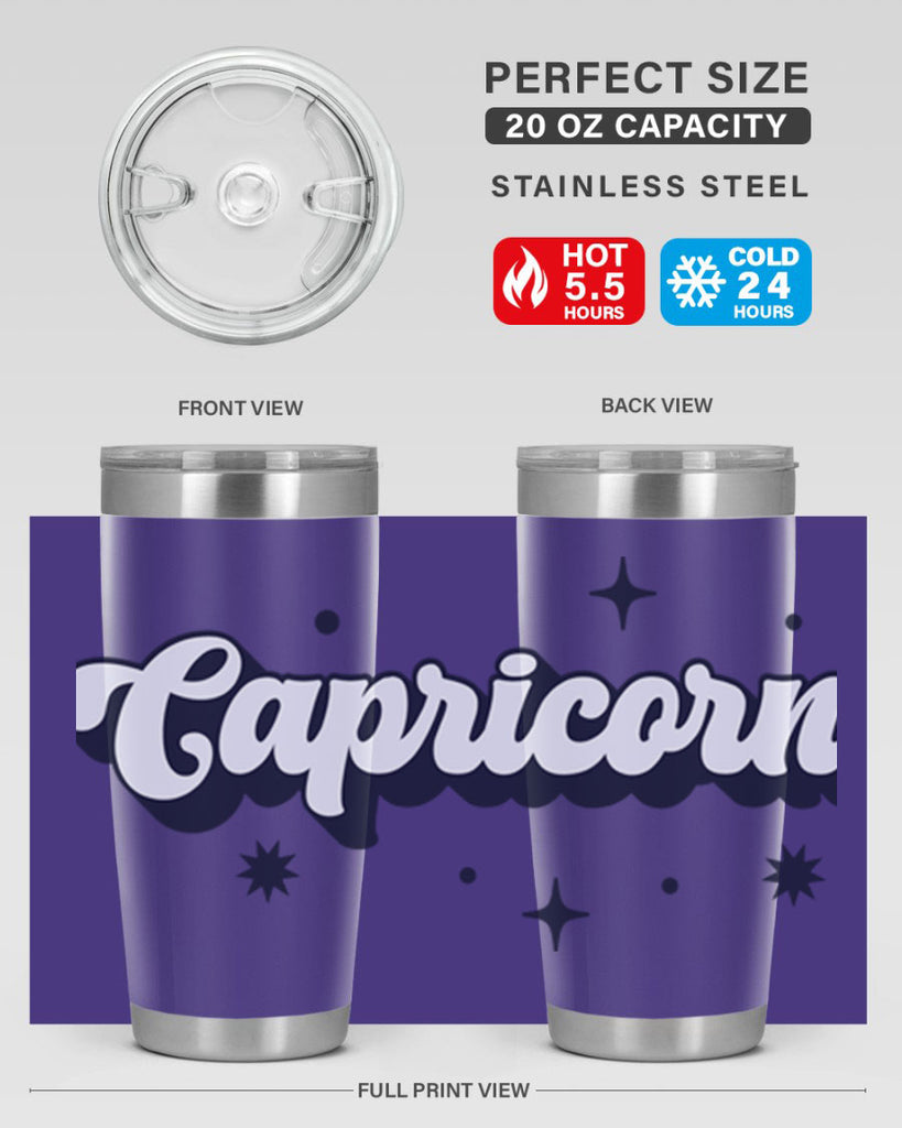 capricorn 205#- zodiac- Tumbler