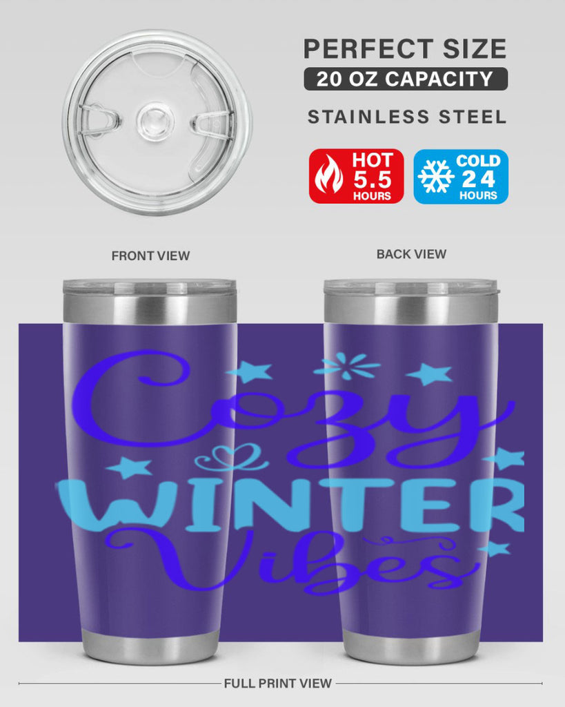 cozy winter vibes 66#- winter- Tumbler
