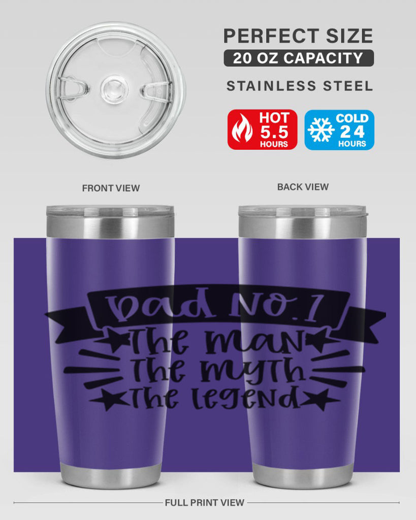 dad no the man the myth the legend 62#- fathers day- Tumbler