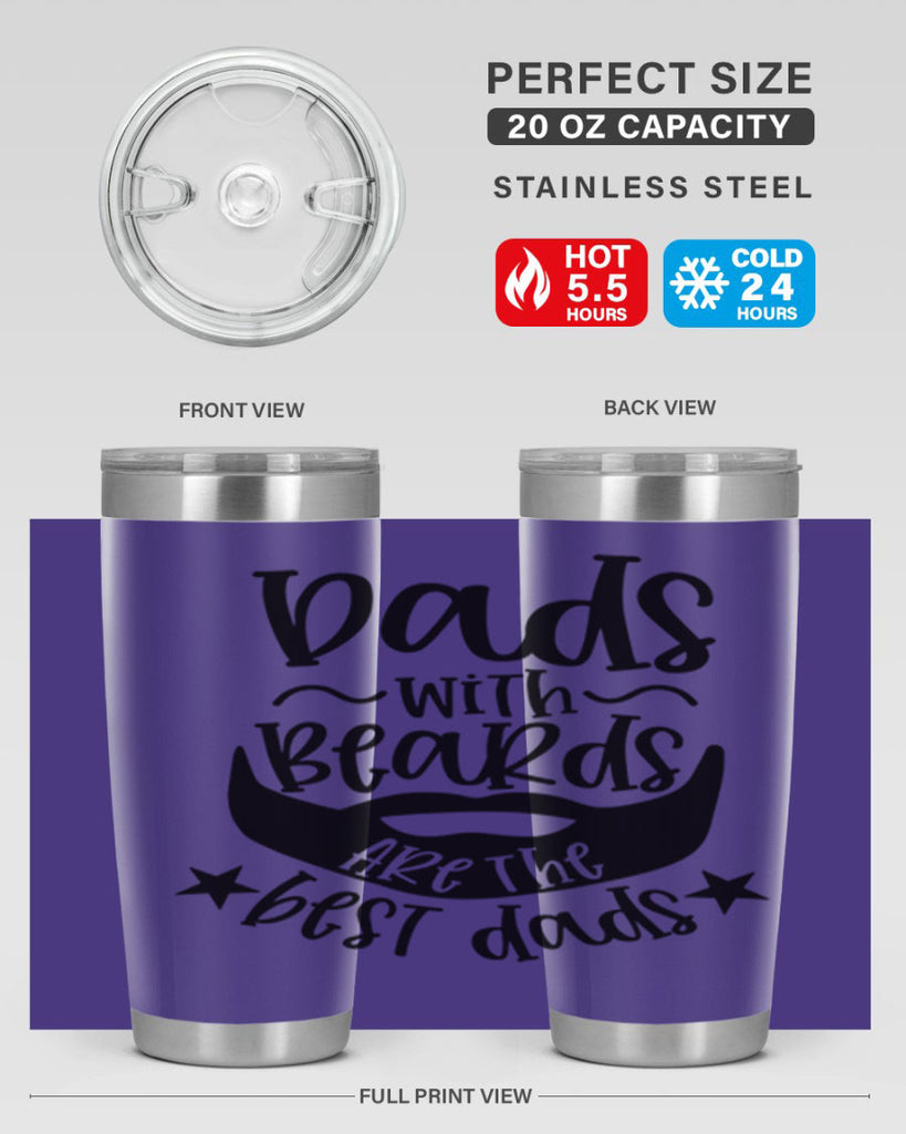 dads with beards are the best dads 53#- fathers day- Tumbler