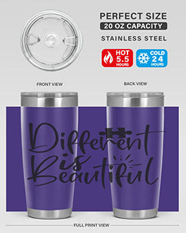 different is beautiful Style 12#- autism- Tumbler